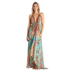 Cassini Halter Maxi Dress