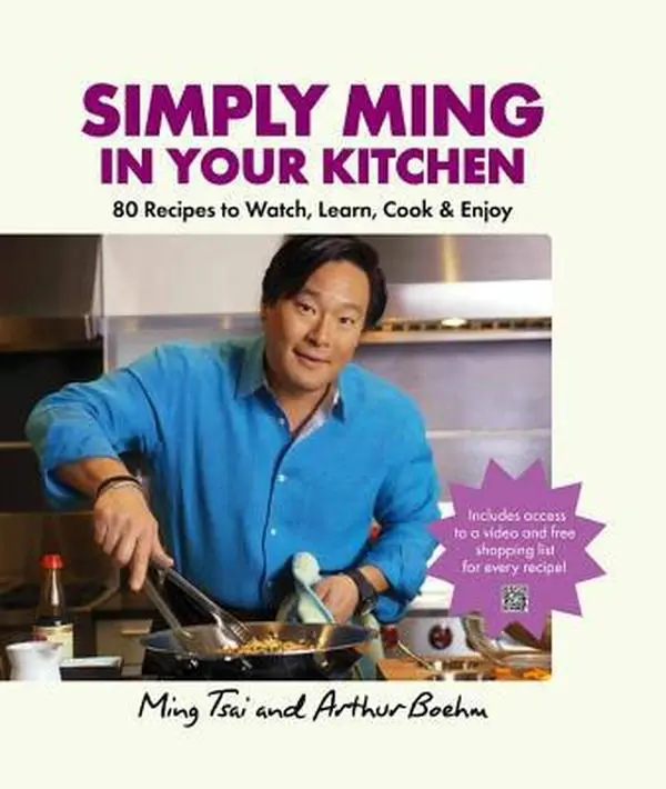 USED Book - Simply Ming in Your Kitchen: 80 Recipes to Watch, Learn, Cook & Enjoy by Tsai, Ming (Hardcover) - english
