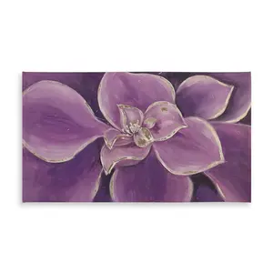 360 stand Large Purple Botanical Floral Print Tablecloth (58x102 in.) - Indoor-Outdoor Use, Home & Outdoor Table Furniture Decor
