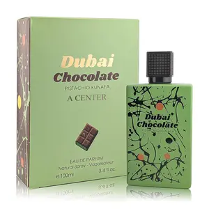 Dubai Chocolate Men/Women Cologne Eau De Parfume with Coffee,Vanilla,Caramel,Amberwood & Cardamom Notes Perfume for Men/Women 3.4 Fl Oz