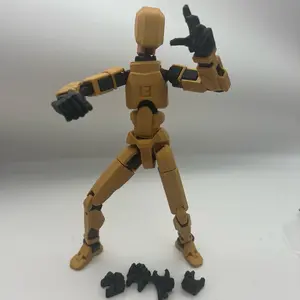 Dummy 13 3d Printed Pose-able Articulated Action Figure over 11 inches tall