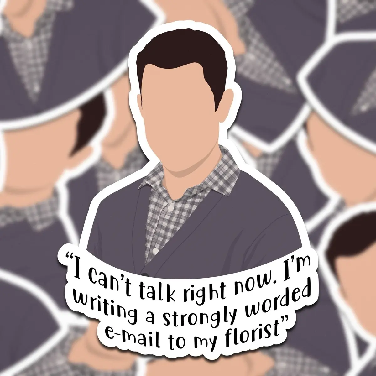 Email to My Florist Schmidt vinyl sticker