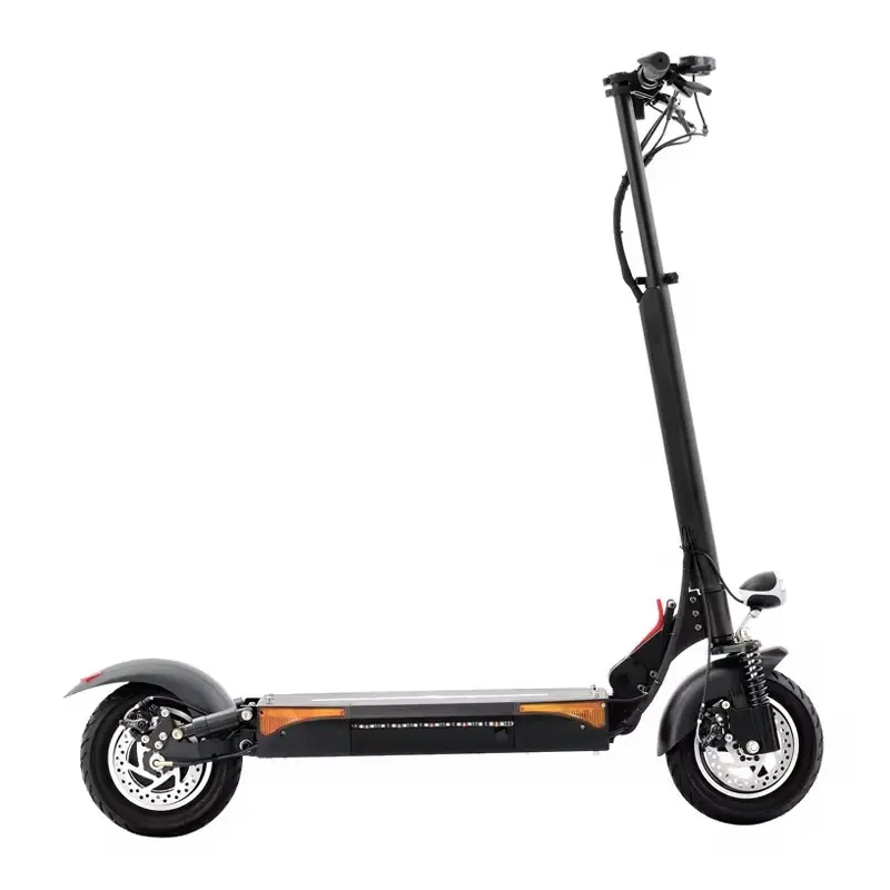 High-Quality 10-in 48V 500W Folding 2-Wheel Electric Scooter Bike