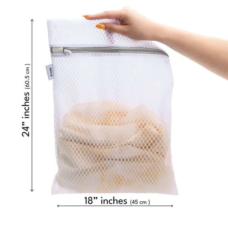 Blissy Mesh Laundry Bags – Protects Delicates, Silk & Loose Items – For Washer & Dryer