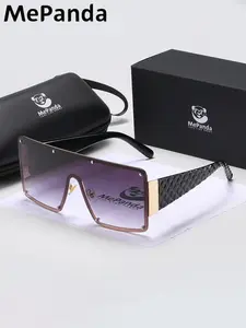 Mepanda 1 Piece Unisex Full Frame Sunglasses，Square Frame Sunglasses UV400 Literary vibe