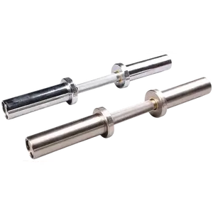 French Fitness 2" Olympic Chrome Dumbbell Handles - Set of 2 (New)