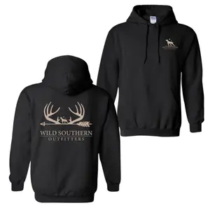 Wild Southern Outfitters Antlers, Arrow & Hound Hoodie or T-shirt, Hunting Outdoor Hoodie, Southern Style Casual Hoodie, for Men and Women