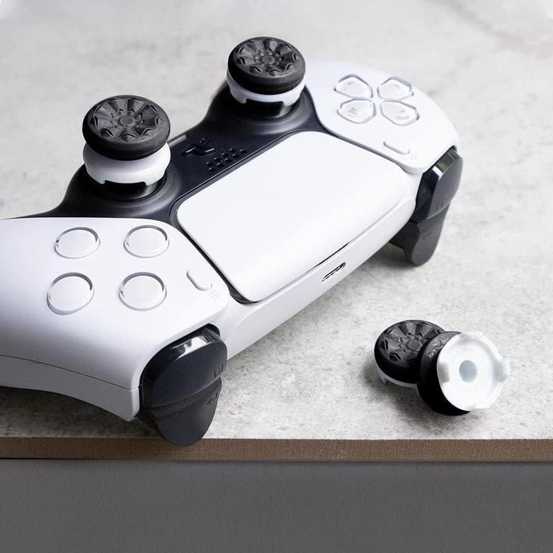 Thumbsticks Grips for PS4/PS5, XBOX, Professional Thumb Grips Joystick Cap Analog Stick Cover, 2 Thumbsticks - 1 High-Rise & 1 Mid-Rise grips player controller player controller player controller ps5 skin aim assist