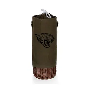 NFL Malbec Insulated Canvas and Willow Wine Bottle Basket