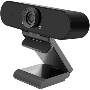 1080p Webcam with Dual Stereo Microphones &  Cover,  USB Desktop Web  Camera with Auto Light Correction for Video Conferences, Compatible with Windows & , PC & Laptop