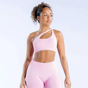 (High-end original single with original label)DFYNE Impact Asymmetric Sports Set – One-Shoulder Design with Sculpting Fit, High-Waisted Bottoms & Seamless Comfort workout sets women gym stuff women