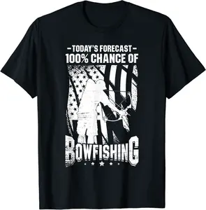 Bowfishing Bow Lights Arrows Crossbow Bowfisher T-Shirt - Kadondaxe Shop 97B0B56XPND3