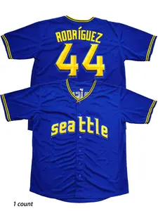 Julio Rodríguez 44 Seattle Cal Raleigh 29 Baseball Jersey, Stylish Jersey, Quick-Dry Casual T-Shirt, Breathable Loose Fit, All-Season Sports Wear
