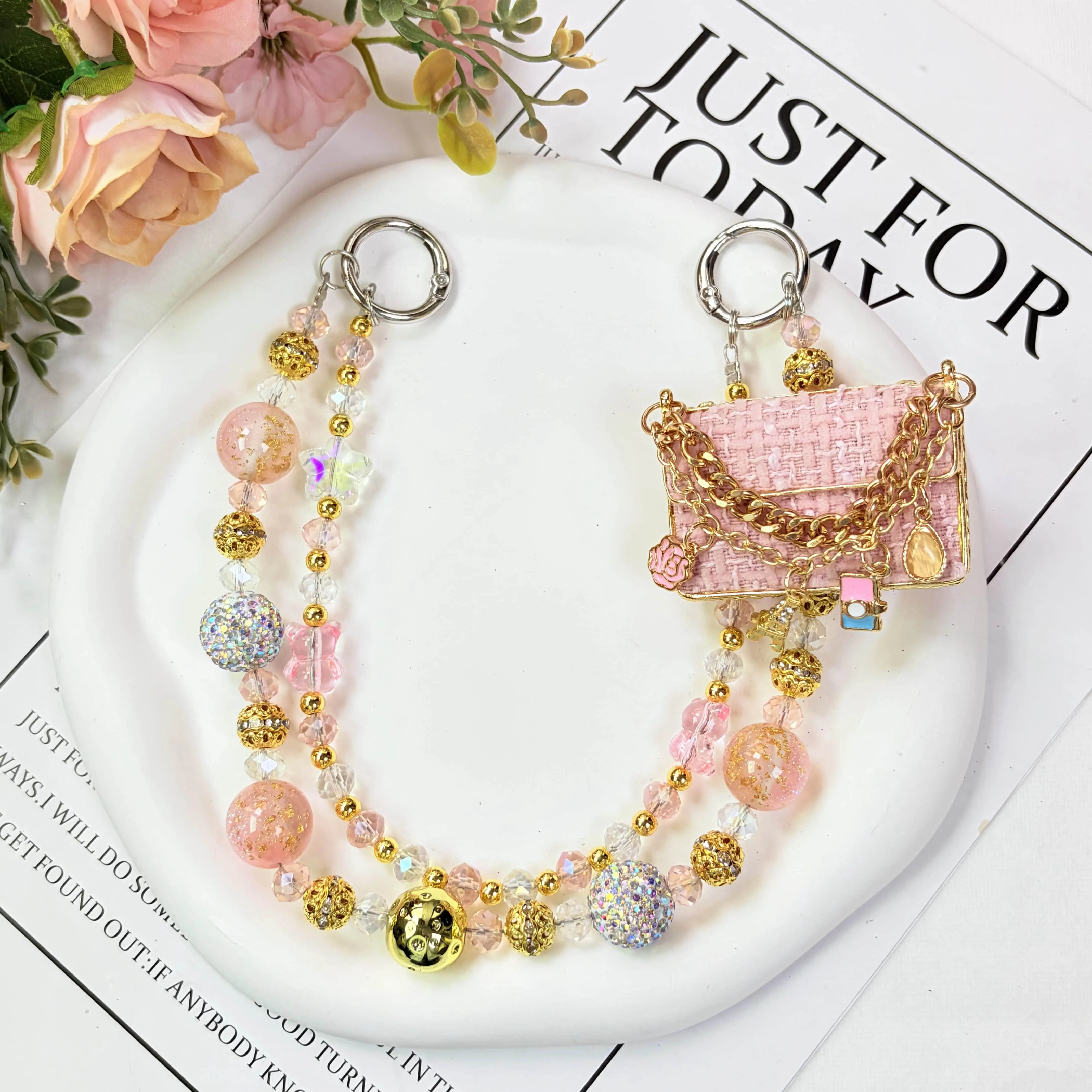 Mini Bag Style Bag Charm,Delicate Handbag Pendant Accessory for Women, Detachable Bag Charm,Pretty Holiday Gift,Ideal Birthday Gift for Girls & Women,Summervibes