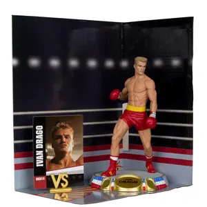 Rocky Movie Maniacs 6 Inch Posed Figure | Ivan Drago (Rocky IV)