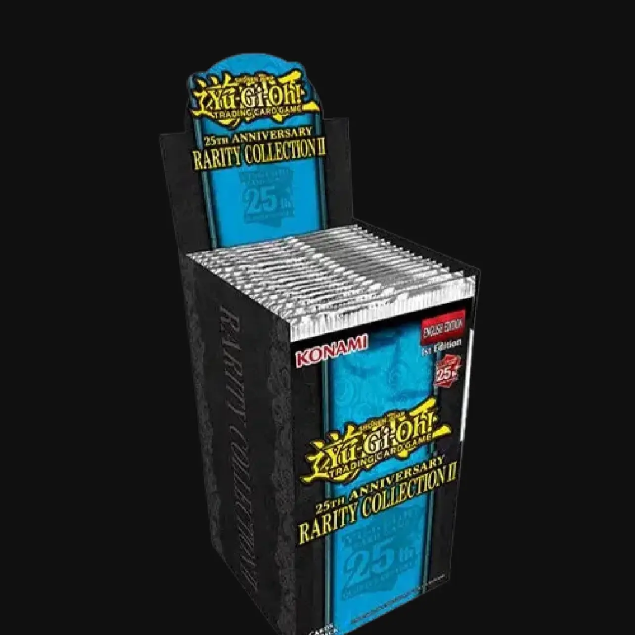 Konami Yu-Gi-Oh! 25th Anniversary Rarity Collection II - 2 Booster Box - Collectible Trading Card Game Pack