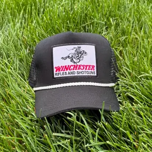 Winchester Hunting Vintage Style Trucker Snap Adjustable Black Snapback High Quality Hat Durable Timeless