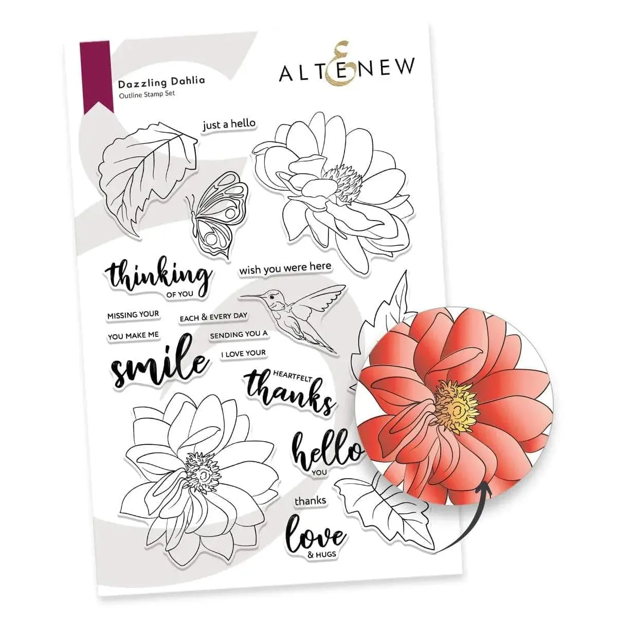 Dazzling Dahlia Stamp Set
