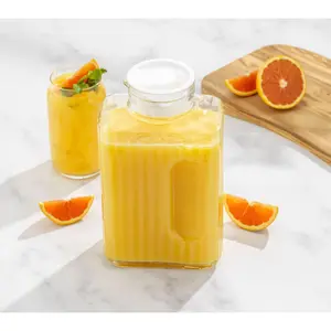 JoyJolt Beverage Serveware 68-oz Glass Pitcher &