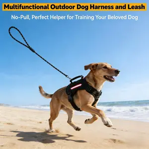 Tactical Vest Harness for Medium & Large Dogs | Anti-Pull, Reflective Night Safety, Perfect for Labradors, Border Collies & Similar Breeds