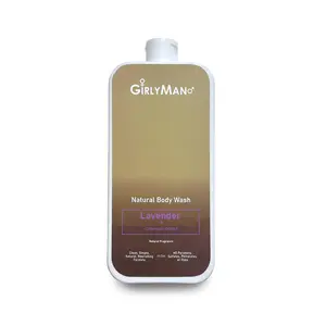 GirlyMan Natural Body Wash - Made with Olive Oil & Aloe Extract, No Artificial Fragrance, PH Balanced, Gentle Formula, Nourishing Ingredients, Family Owned