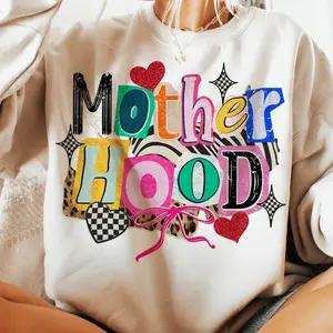 [Sale off up to 50%] Motherhood Sweatshirt, Retro Mom, Christian Mama, Preppy Mama Shirt, Motherhood Mama, streetwear graphic tee
