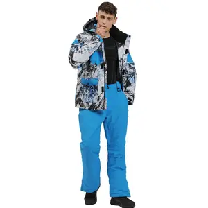YEEFINE Men's Ski Suits Waterproof Winter Snowsuit Snowboard Jackets Coats Pants Set
