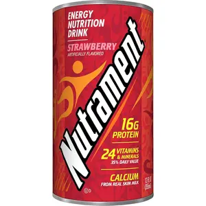 Nutrament Nutritional Drink, Strawberry, 12 Ounce (Pack of 12)