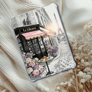 Paris La Librarie City Scene | Soft Aesthetic Insert for Clear Case | Bookish Accessories