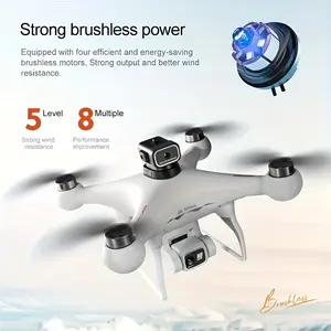 With 2 Batteries Drone Gesture Photography With Bidirectional Camera, Infrared Obstacle Detection, Optical Flow Positioning, Headless Mode Electrically Adjustable Camera, Adult Gift Remote Control Aircraft WiFi 2.4G Brushless Motor