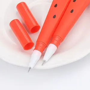 2/5pcs Cute Watermelon Design Neutral Pens, Novel Stationery for Students, Ink Writing Instruments, Perfect Gift for Rewards