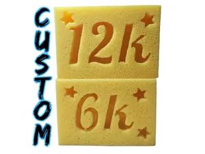 ARMALY Custom Milestone Sponge Armaly Pro Plus FA/NS Custom Design Custom Carved Scrubbing Cleaning Sponge ASMR