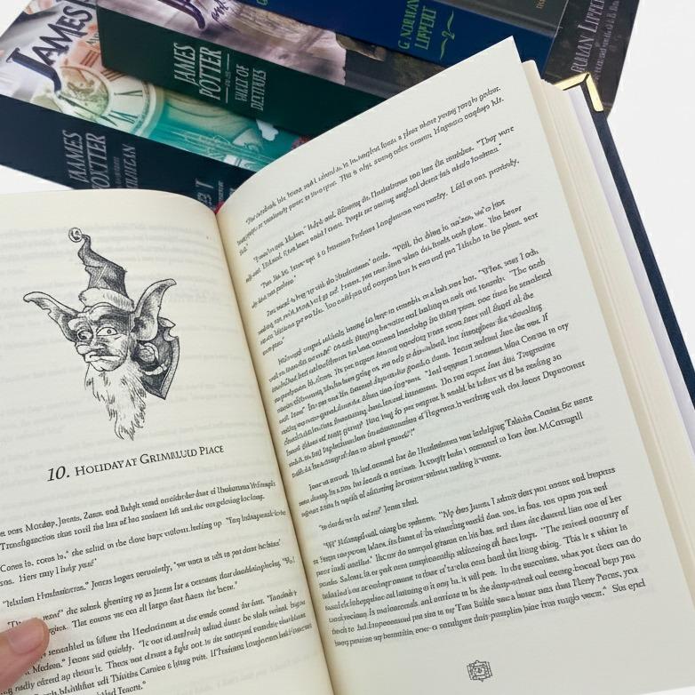 James Potter Complete Series by G. Norman Lippert | 5-Book Hardcover Set | Premium Collector's Edition | Epic Fantasy Adventure for Potterheads