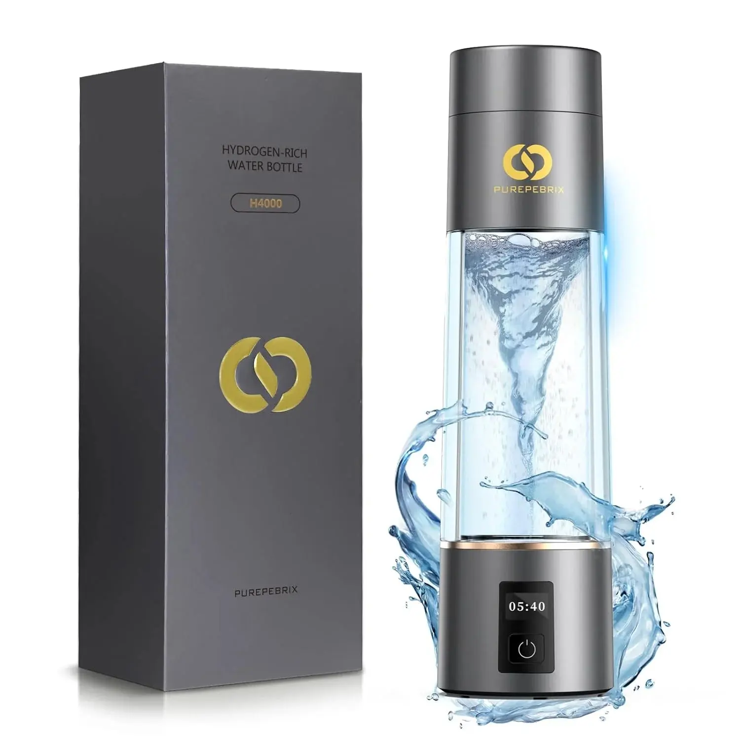 Hydrogen Water Bottle Generator H4000 | Up To 6360 PPB