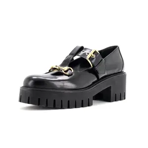 Pre-owned Gucci Women's Horsebit Mary Jane Loafers Leather by Rebag