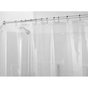 Interdesign 4908620 72 x 72 in. Clear Shower Curtain Liner