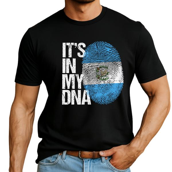 Guatemala T-Shirt It's In My DNA Guatemala Flag Tee Adult Unisex