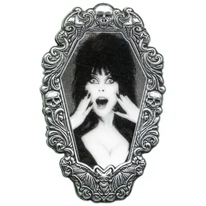 Elvira Hands Gothic Frame Enamel Pin