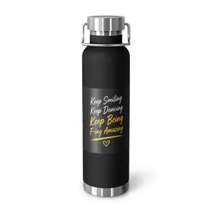 Keep Smiling - Copper Vacuum Insulated Bottle