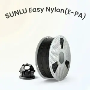 SUNLU Easy Nylon (E-PA) 3D Printer Filament 1KG – No Warping, High Strength, Heat Resistant (121°C) | Smooth Printing, UV & Moisture Resistant | Ideal for Functional & Industrial Parts