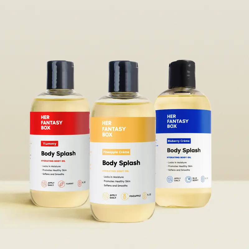 Body Splash - Skin Smoothing Body Oil Bundle (3 Pack)
