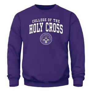 College of The Holy Cross Heritage Sweatshirt (Purple)