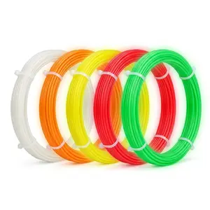 Multicolor Glow-In-The-Dark 3D Pen Material Kit, 1.75mm Pla, 5 Rolls, 25m Total, Child-Safe, Easy to Use, Compatible with Most 3D Printers