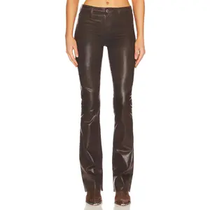 L'AGENCE Ruth Flare in Espresso Coated