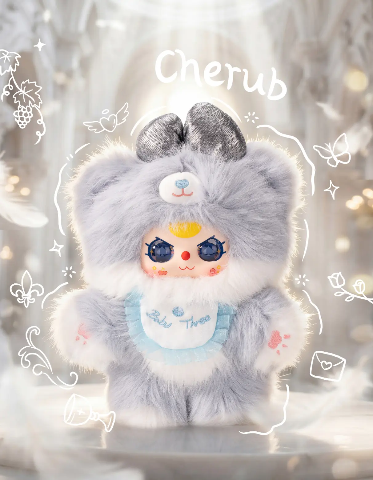 03）BABYTHREE-Sweet Baby 400% V2 Plush Blind Box | Soft Plush