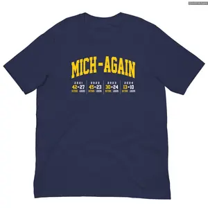 Michigan Football T-shirt, Mich-Again shirt, Victors shirt, Rivalry Game, College Bowl Bound, football tee Anime Inspired Tee