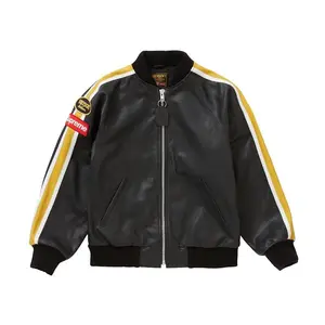 Supreme Men's Vanson Leathers Perforated Bomber Jacket Black, from StockX