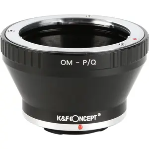 K&F Concept Lens Mount Adapter for Olympus OM Zuiko Lens to Pentax Q-S1 Q10 Q7 Q DSLR Camera Camera Body