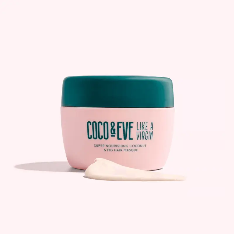 Coco & Eve Like A Virgin Hair Mask - Super Nourishing Fig & Coconut Deep Conditioning Treatment with Argan, Hydrating Frizz Control & Bleach Damage Repair, Vegan, Sulfate-Free, For All Types & Silky-Soft Touchable Locks