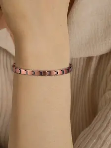 Women's Copper Magnetic Bracelet with 3500 Gauss Super Magnet, Simple Fashion Design, Effective Jewelry for Daily Wear & Health Benefits
